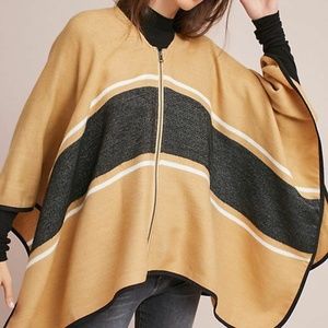 New! ANTHROPOLOGIE MICHAEL STARS PONCHO PULLOVER One Size NWT